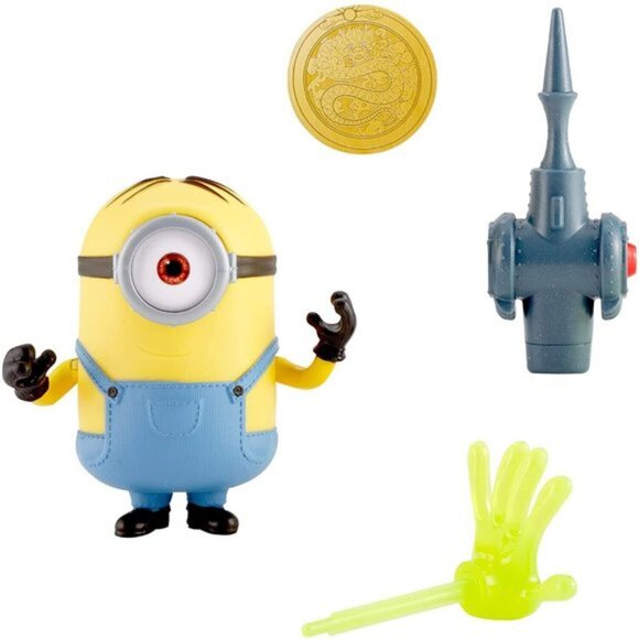 Minions Mischief Makers Stuart Sticky Hand Action Figure Mattel - Picture 3 of 5